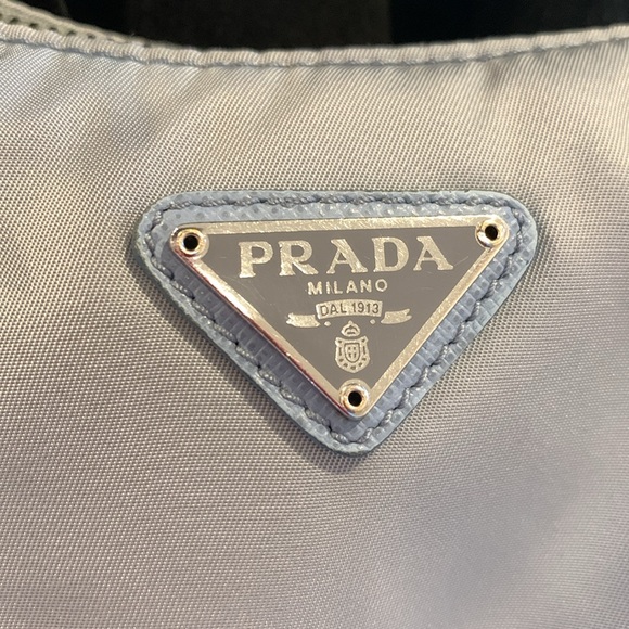 PRADA RE-EDITION SHOULDER BAG BLUE RENYLON *BAG ONLY NO STRAP INCLUDED - Picture 4 of 16
